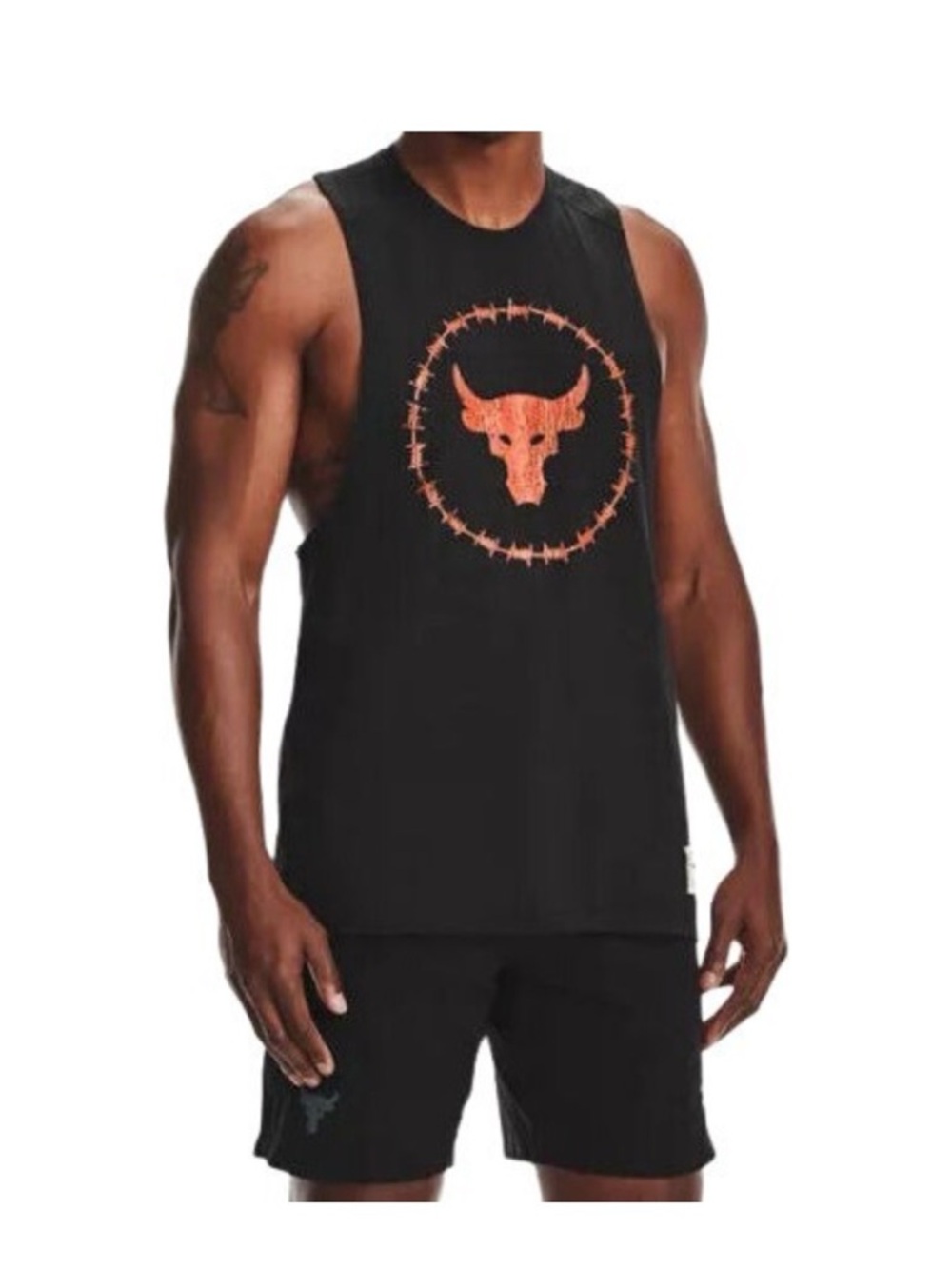 Under Armour Project Rock Charged Cotton Tank / Collab W “The Rock” M